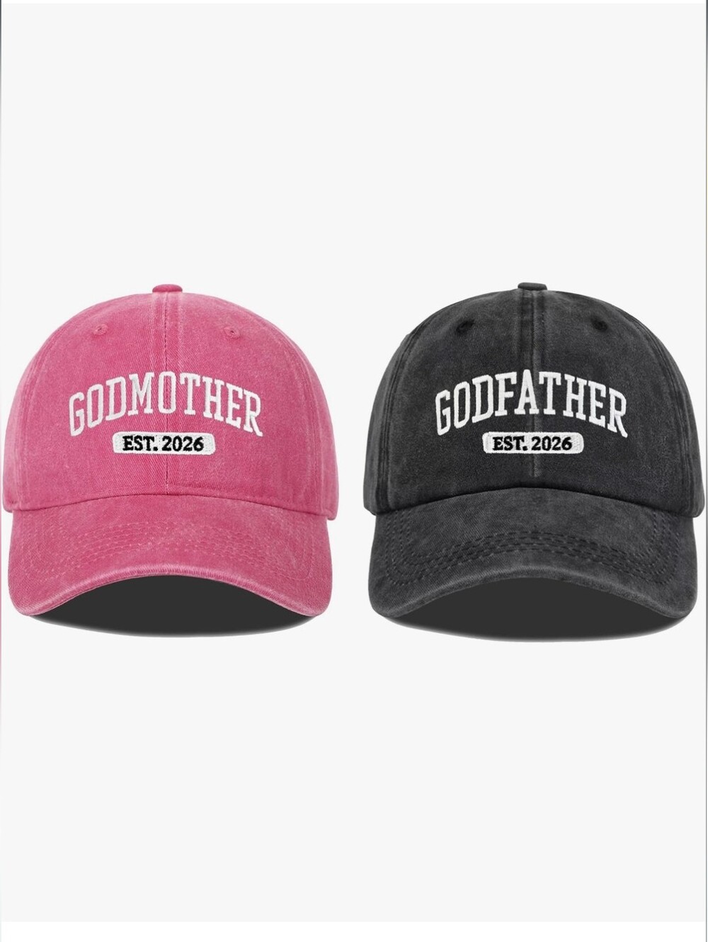 Godmother & Godfather Baseball Caps